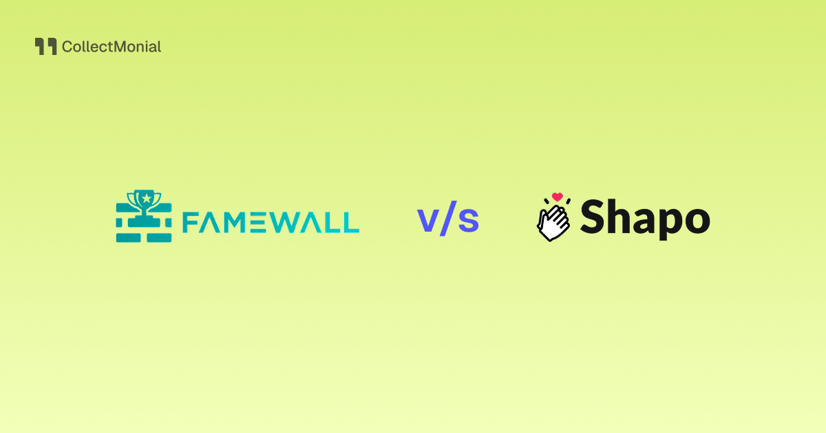 Famewall vs Shapo, compared by CollectMonial