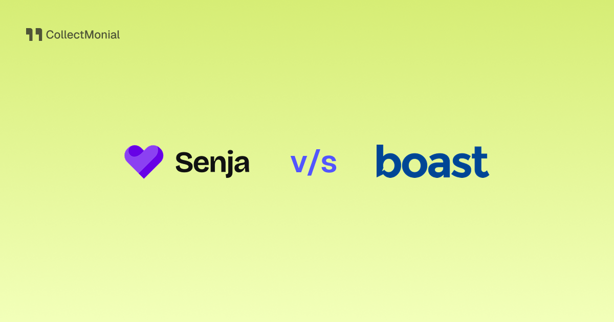 Senja vs Boast, compared by CollectMonial
