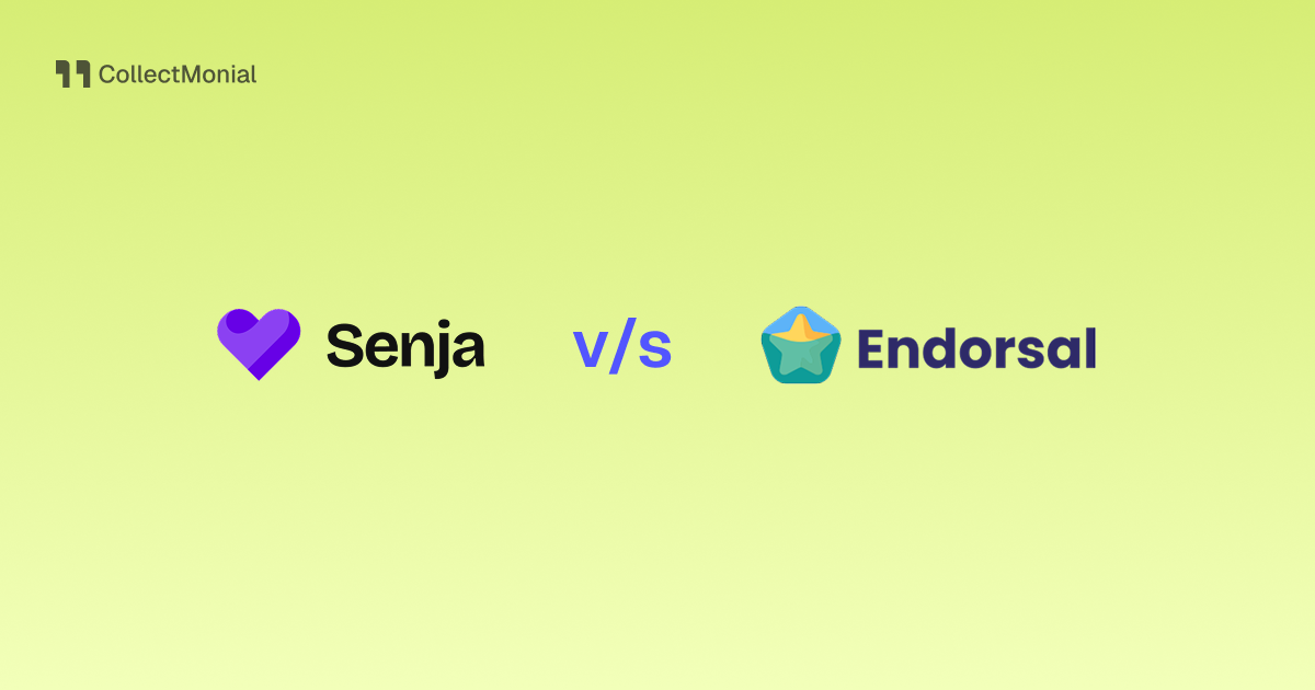 Senja vs Endorsal, compared by CollectMonial