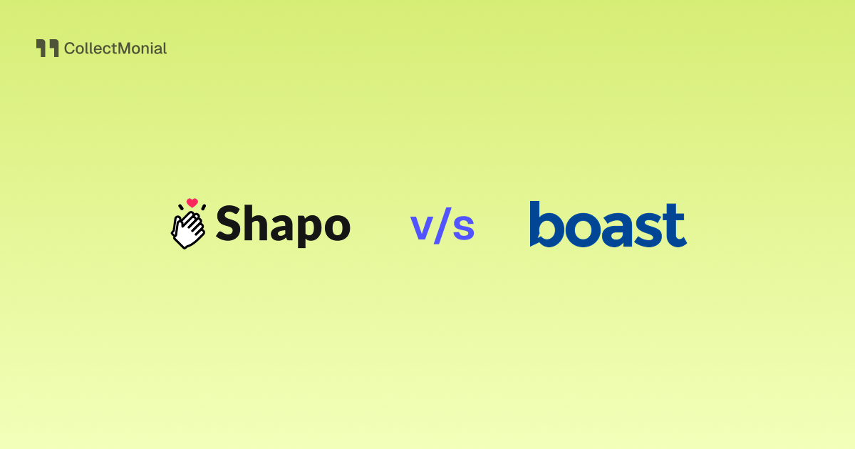 Shapo vs Boast, compared by CollectMonial