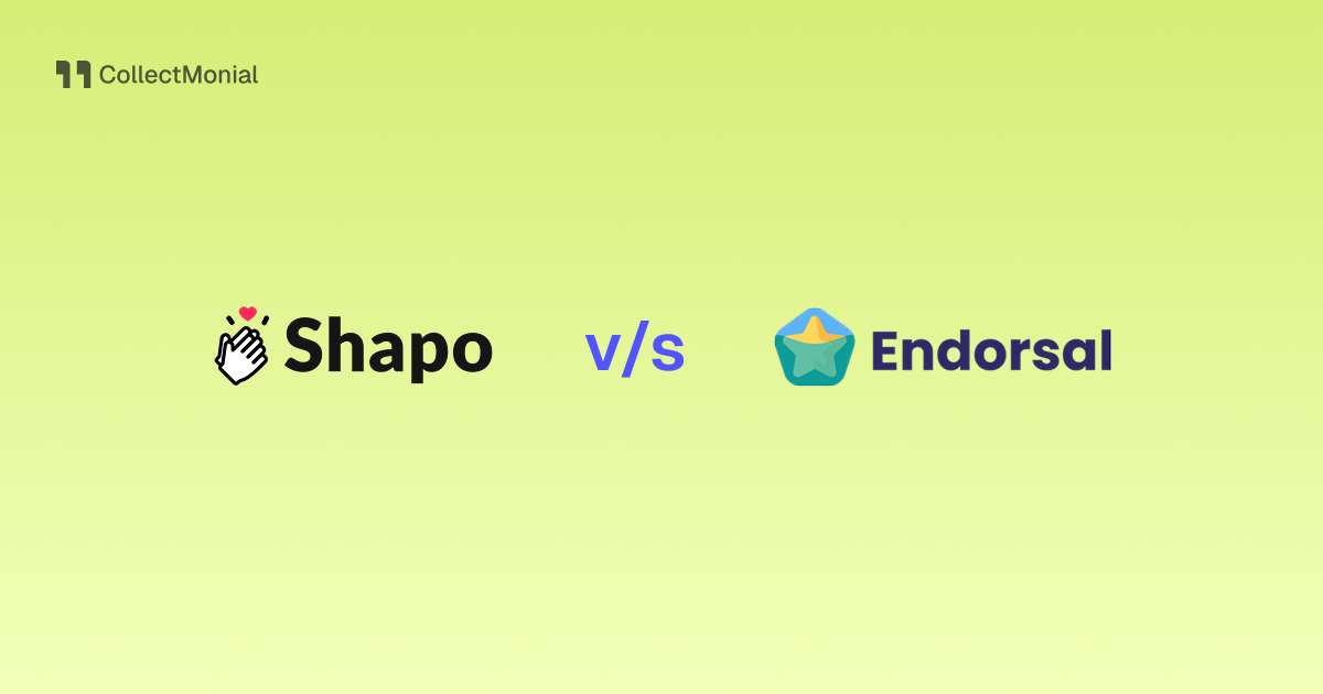 Shapo vs Endorsal, compared by CollectMonial