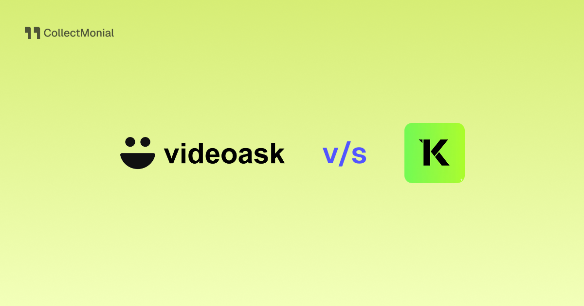 VideoAsk vs Kudowall, compared by CollectMonial