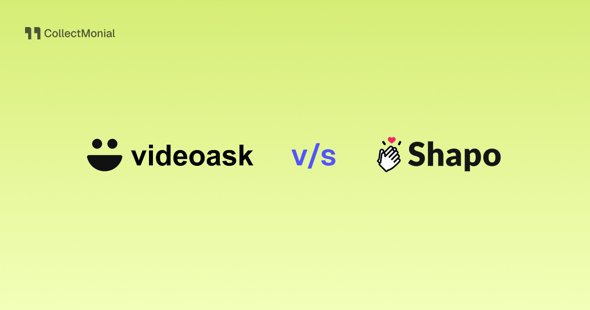 VideoAsk vs Shapo, compared by CollectMonial