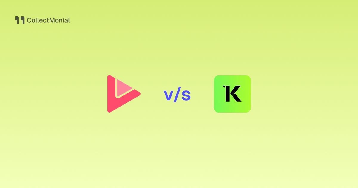 Vocal Video vs Kudowall, compared by CollectMonial